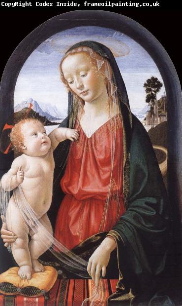 Domenico Ghirlandaio THe Virgin and Child